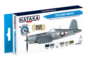 Hataka HTK-BS05.2 Late US Navy paint set (6x17ml)
