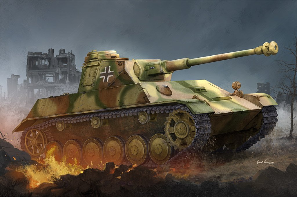 Hobby Boss 80151 German Type III/IV Hybrid Chassis Tank Small Turret 1/35