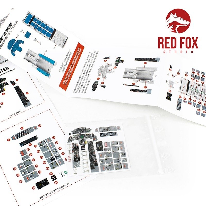 Red Fox Studio QS-32124 F-104S Starfighter (for Italeri kit) 1/32 – Bild 4