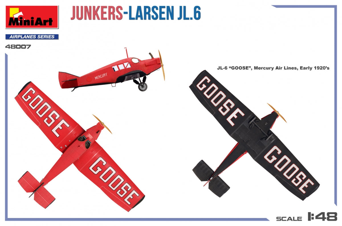 MiniArt 48007 Junkers-Larsen JL.6 1/48 – image 5