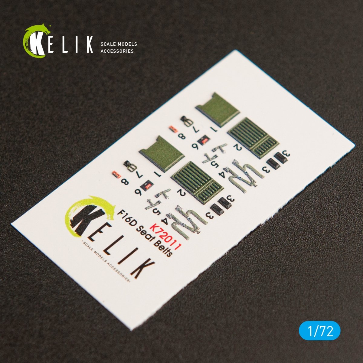 KELIK K72011 F-16D &amp;quot;FIGHTING FALCON&amp;quot; INTERIOR 3D DECALS FOR KINETIC KIT 1/72 – Bild 3