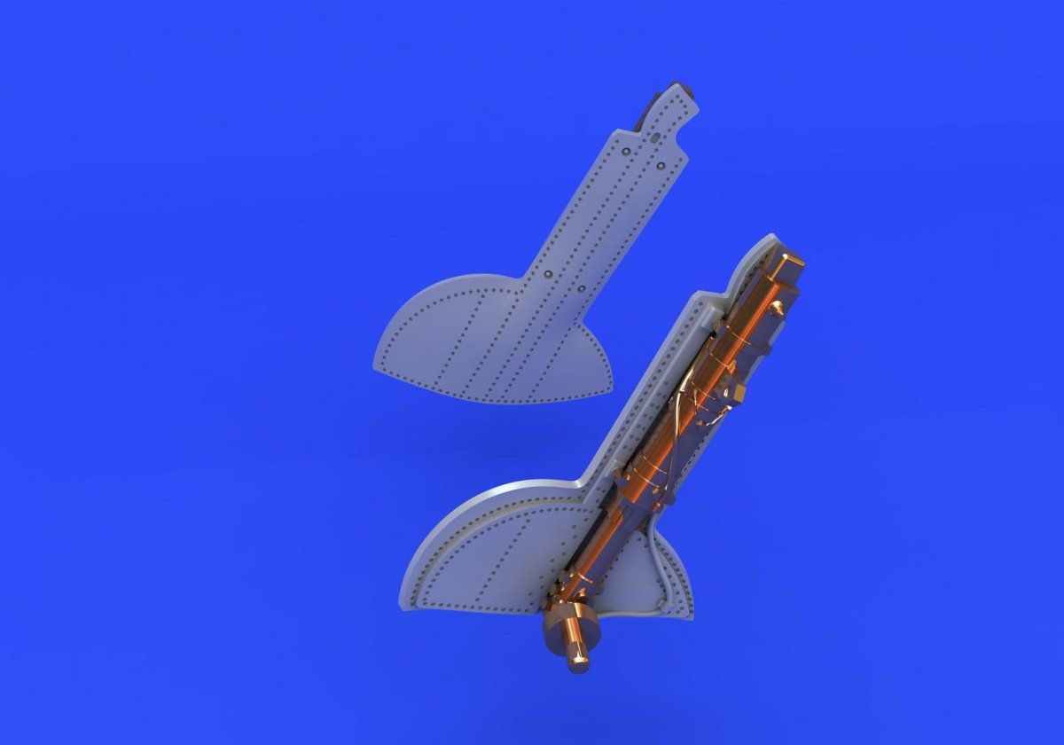 Eduard 648671 Spitfire Mk.Vc undercarriage legs BRONZE EDUARD 1/48