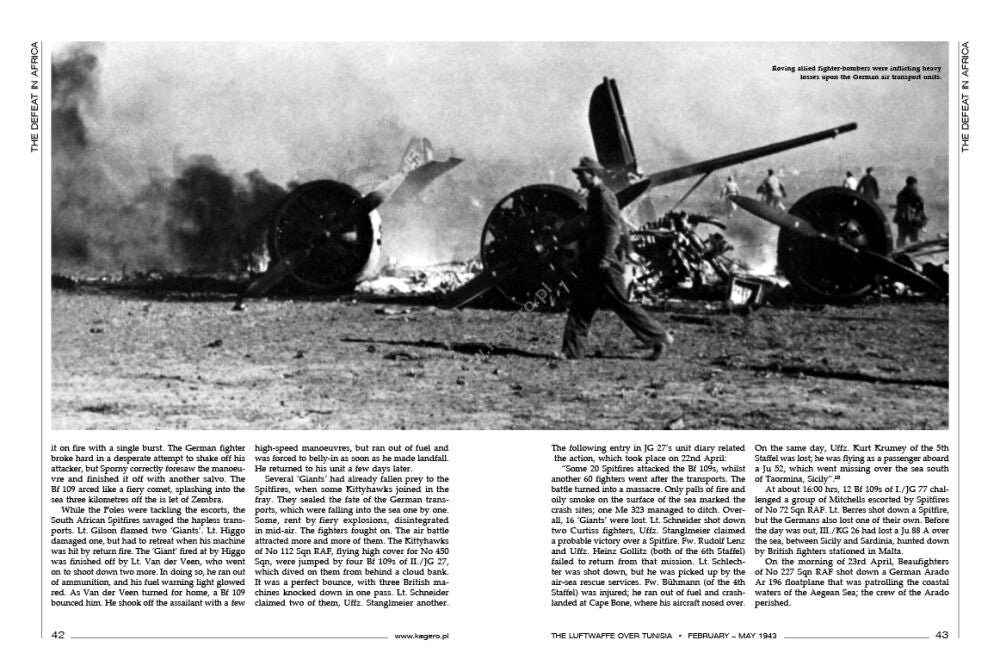 Kagero 12010 Luftwaffe over Tunisia vol. II February – May 1943 EN – zdjęcie 2