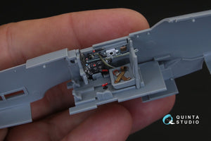Quinta Studio QD48140 Ki-61-I 3D-Printed &amp;amp; coloured Interior on decal paper (for Hasegawa kit) 1/48 – Bild 4