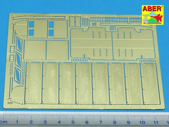 Aber 35A011 Błotniki boczne do Tiger I H1 (Afryka) 1/35 – zdjęcie 2