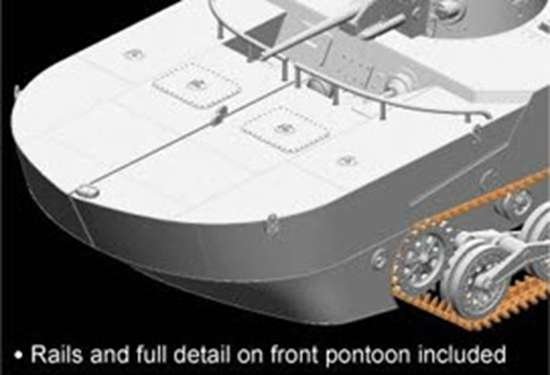 Dragon 7486 IJN Type 2 Amphibious Tank (Ka-Mi) w/Floating Pontoons 1/72 – imagen 5