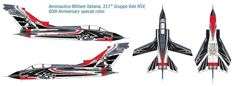 Italeri 2766 TORNADO IDS 60 ANNIV. 311 GV RS 1/48 – Bild 3