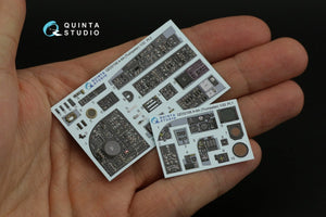 Quinta Studio QDS-32108 A-6A Intruder 3D-Printed &amp;amp; coloured Interior on decal paper (Trumpeter) (Small version) 1/32 – immagine 10