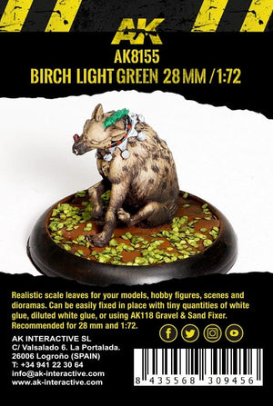 AK Interactive AK8155 BIRCH LIGHT GREEN LEAVES 28MM 1/72 – Bild 3