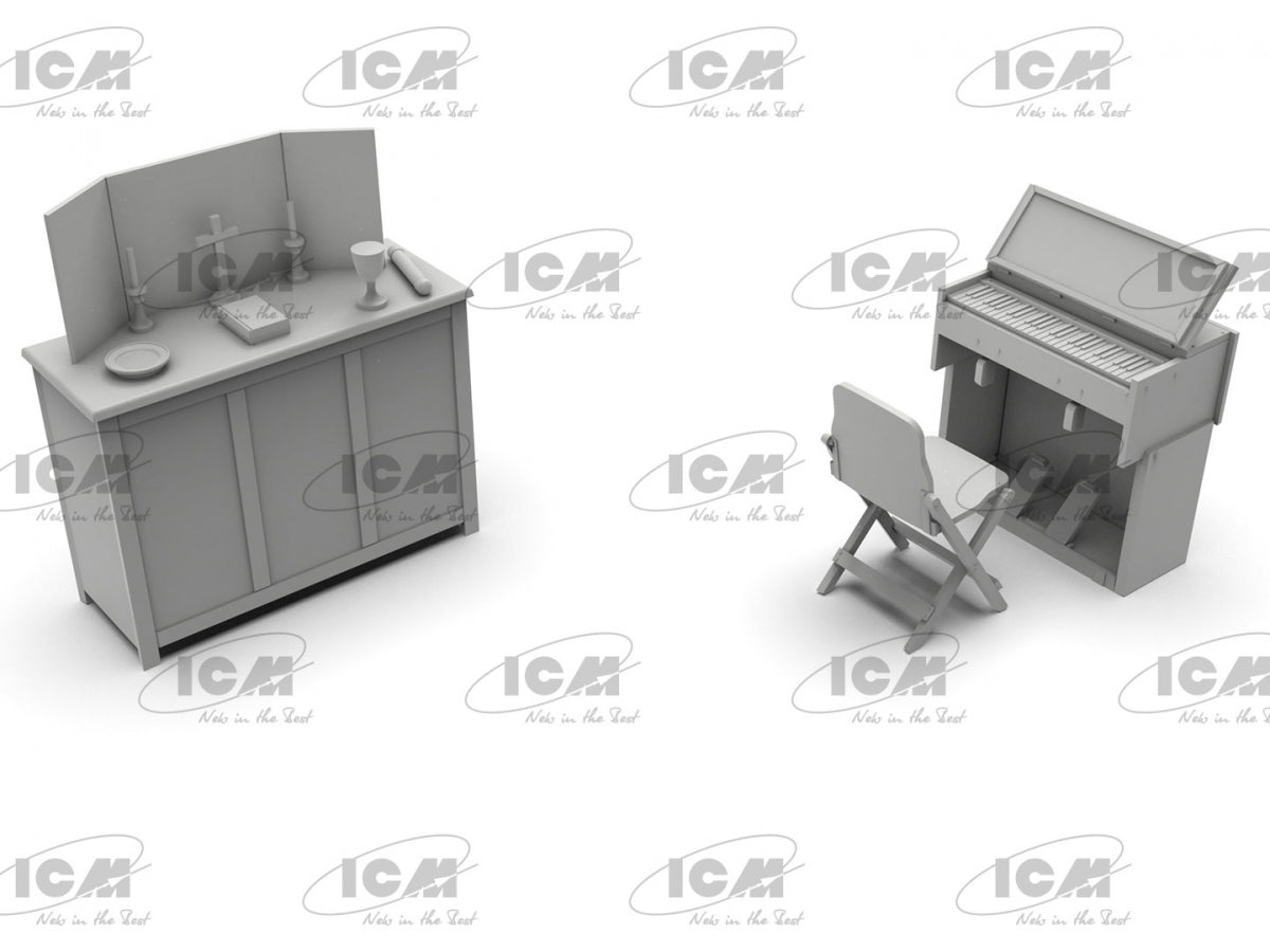 ICM 35586 WWII British Army Mobile Chapel 1/35 – immagine 8