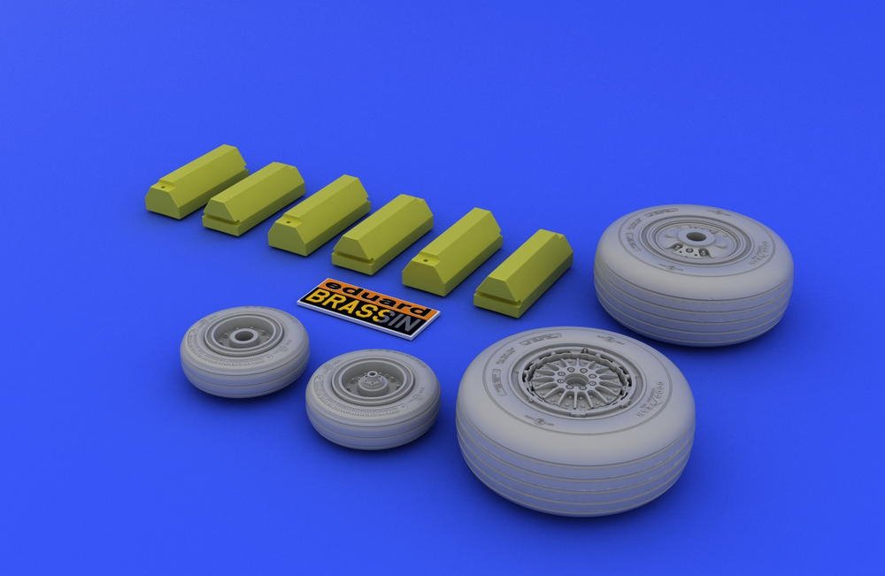 Eduard 648012 F-4C/ D/E/ F/G wheels 1/48 (Hasegawa) – immagine 3