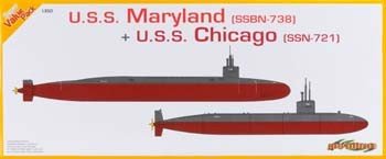 Cyber Hobby 1047 USS Maryland/USS Chicago 1/350