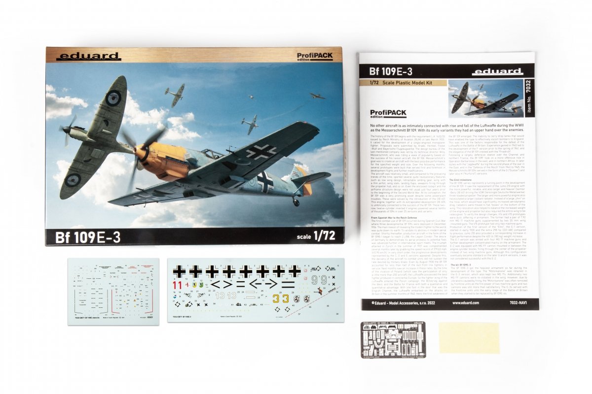 Eduard 7032 Bf 109E-3 ProfiPACK edition 1/72 – Bild 3