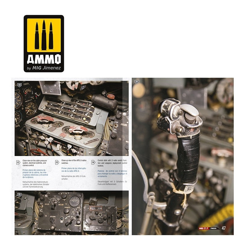 AMMO of Mig Jimenez 6084 MIG-17F / LIM-5 / SHENYANG J-5 - VISUAL MODELERS GUIDE (Multilingual - English, Spanish, German) – Bild 4