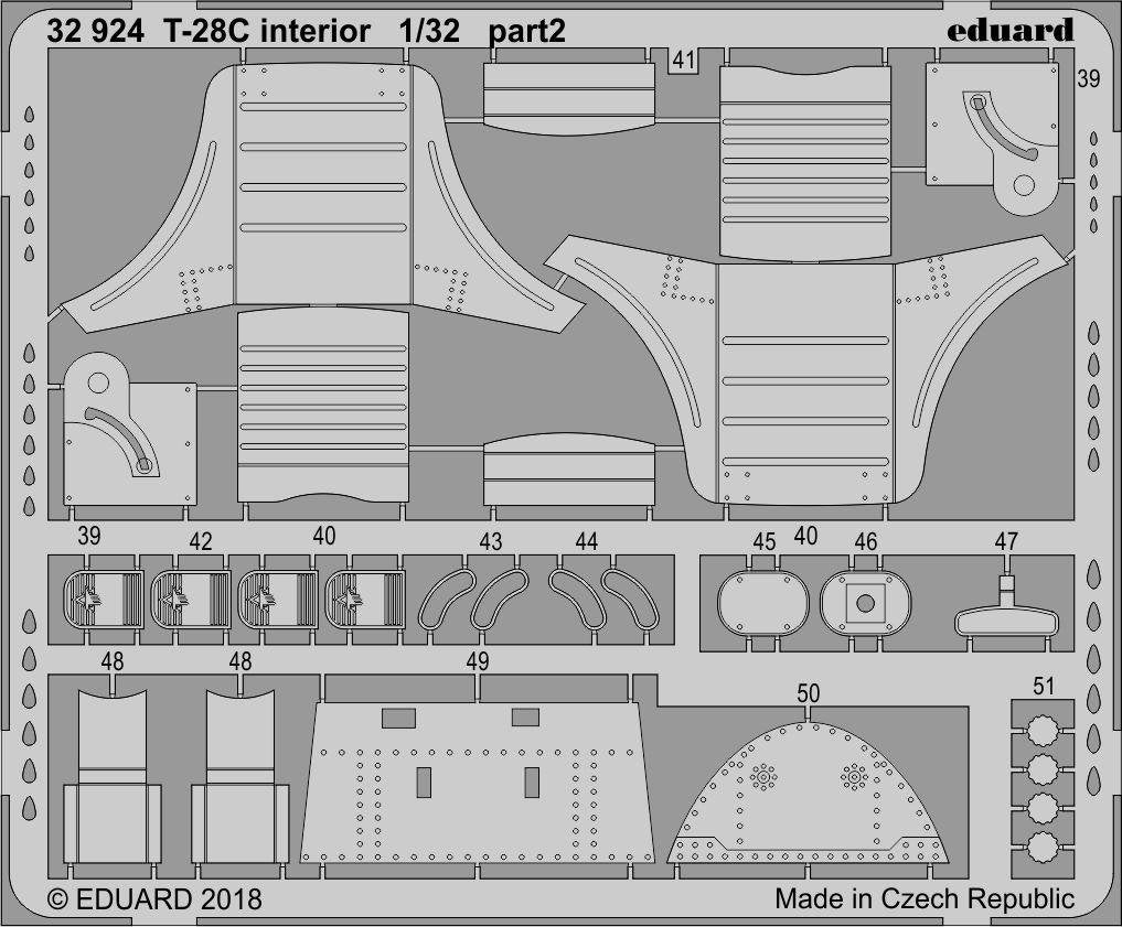 Eduard 32924 T-28C interior KITTY HAWK 1/32 – Bild 2