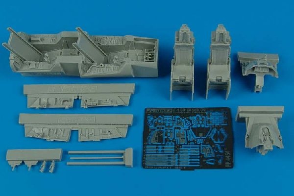 Ensemble de cockpit Aires 4454 F-16D Block 30 Fighting Falcon au 1/48 Hasegawa