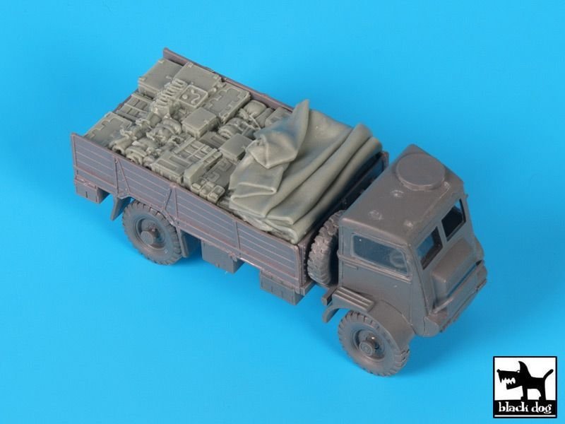 Ensemble d&amp;#39;accessoires Black Dog T72096 Bedford QL pour maquettes IBG au 1/72 – image 3