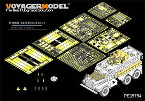 Maquette Voyager PE35754 Cougar 6x6 MRAP américain moderne (pour MENG SS-005) 1/35