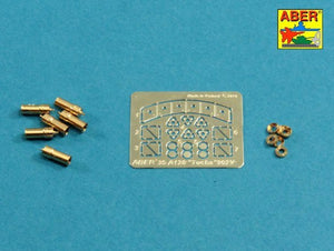 Aber 35A128 Soviet smoke Discharges system for BMP-1 902V “Tucha” with rack 1/35 – immagine 2