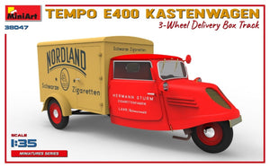 MiniArt 38047 TEMPO E400 KASTENWAGEN 3-WHEEL DELIVERY BOX TRACK 1/35 – Bild 5