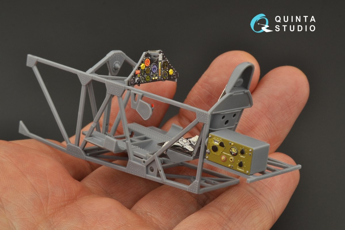 Quinta Studio QD32113 PZL P.11c 3D-Printed &amp;amp; coloured Interior on decal paper (IBG model) 1/32 – Bild 7