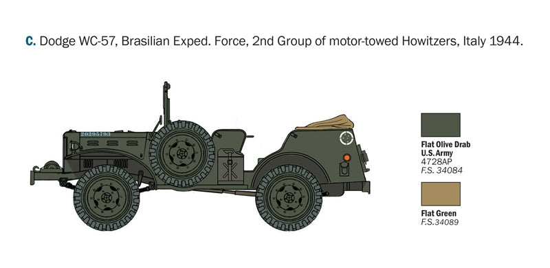 Italeri 0228 Dodge WC-56/57 Command Car 1/35 – Bild 9