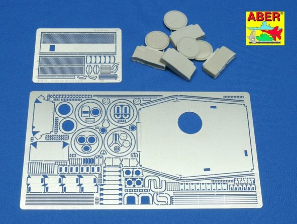 Aber 35166 Radziecki czolg ciezki KW-II cz.1 zestaw podstawowy (TAM) 1/35