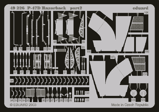 Eduard BIG4815 P-47D-20 1/48 TAMIYA – image 7