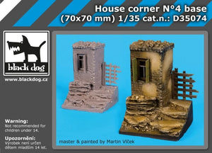 Black Dog D35074 Maison d&amp;#39;angle n°4 socle 1/35
