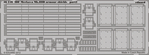 Eduard 36246 IDF Merkava Mk. IIID armour shields 1/35 Meng – Bild 2