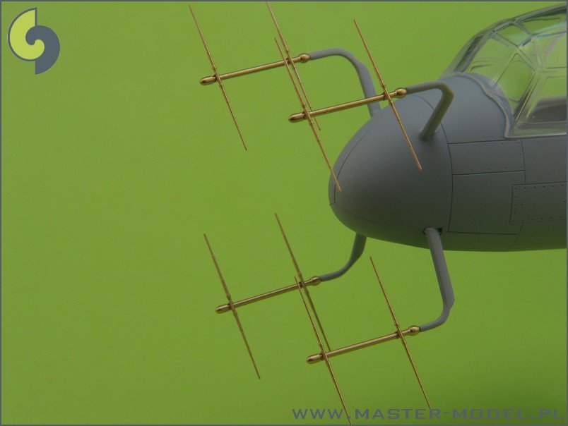 Master AM-48-027 German radar FuG 220 Lichtenstein SN-2 (used on nightfighters Bf 110, Ju 88) 1/48 – immagine 5