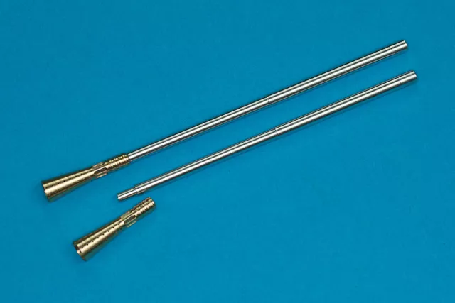RB Model 35B105 5.5cm Flak barrels Used in prototype of E-50 &amp;quot;Flakpanzer&amp;quot; Set include 2 complete barrels 1/35 – immagine 3