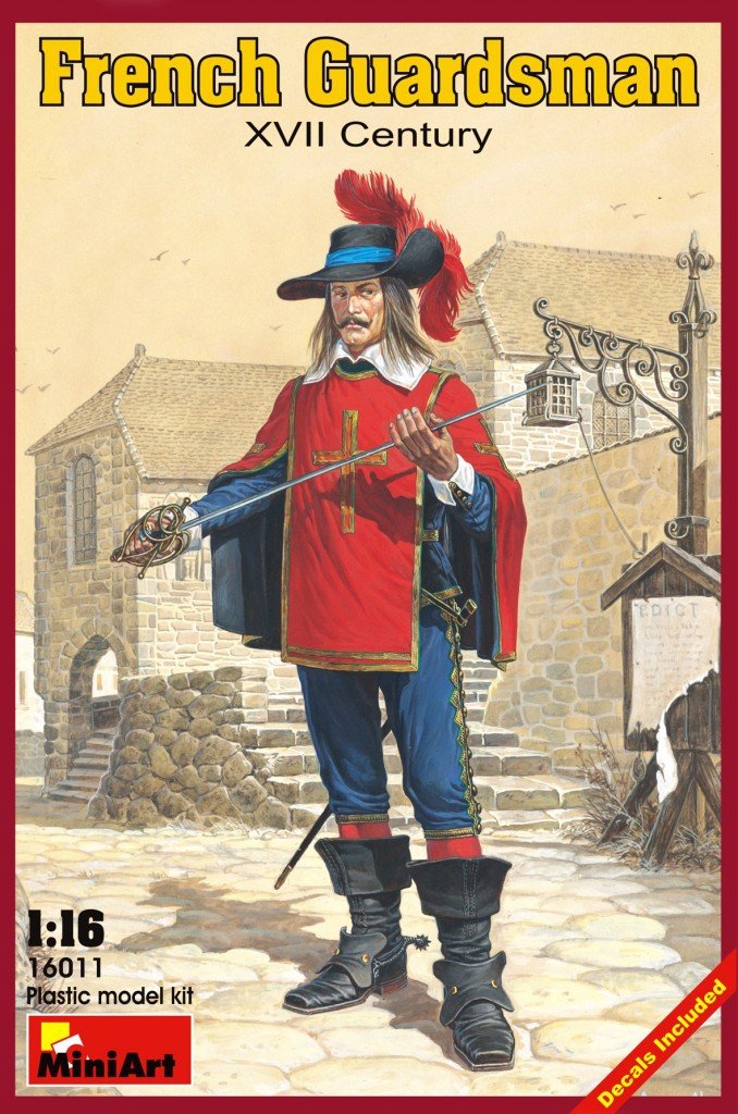 MiniArt 16011 FRENCH GUARDSMAN 17th CENTURY 1/16