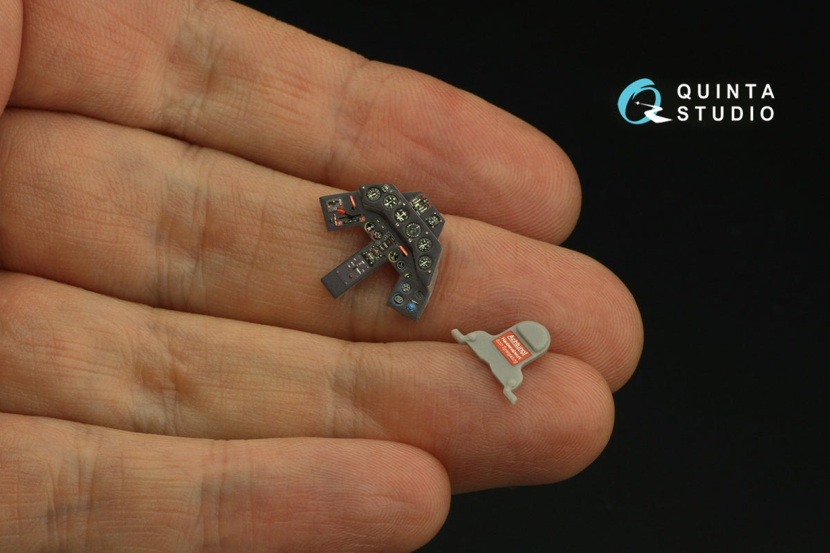 Quinta Studio QD48316 Fw 190A-4 3D-Printed &amp;amp; coloured Interior on decal paper (Hasegawa) 1/48 – imagen 7