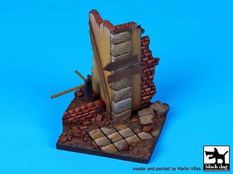 Black Dog D35057 House corner N°2 base 1/35 – zdjęcie 4