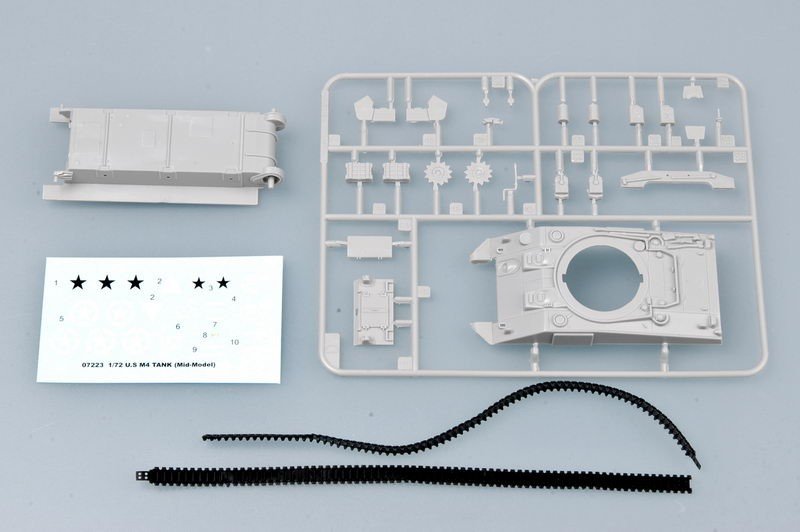 Trumpeter 07223 M4(Mid) TANK 1/72 – Bild 8
