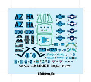Hobby Boss 87212 A-7K CORSAIR II 1/72 – immagine 2