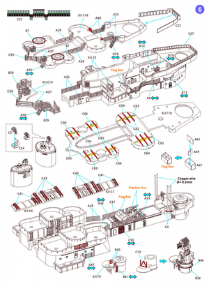 Very Fire VF700009 USS Missouri BB-63 Detail Up Set for VeryFire 1/700 – Bild 7