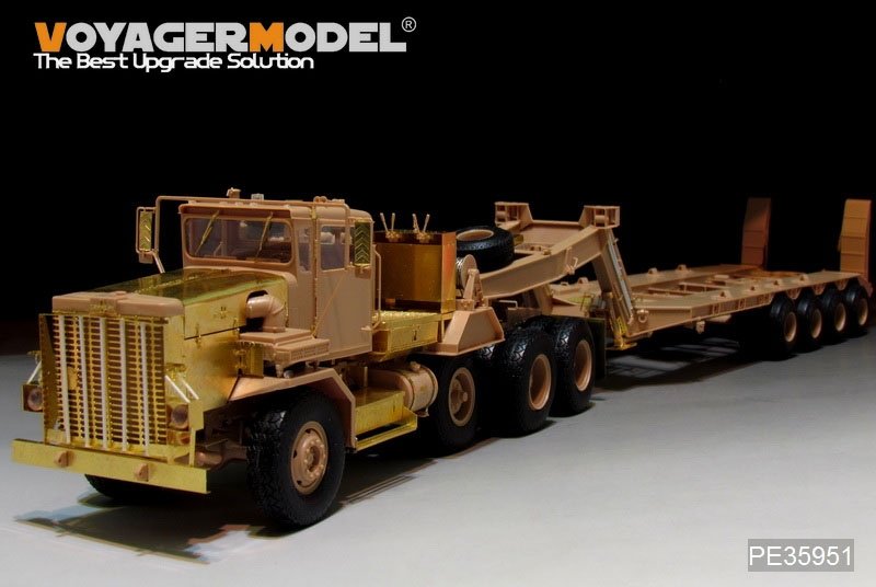 Voyager Model PE35951 Modern US Army M911 C-HET &amp;amp;M747 Heavy Equipment Semi-Trailer For MENG SS-013 1/35 – Bild 2