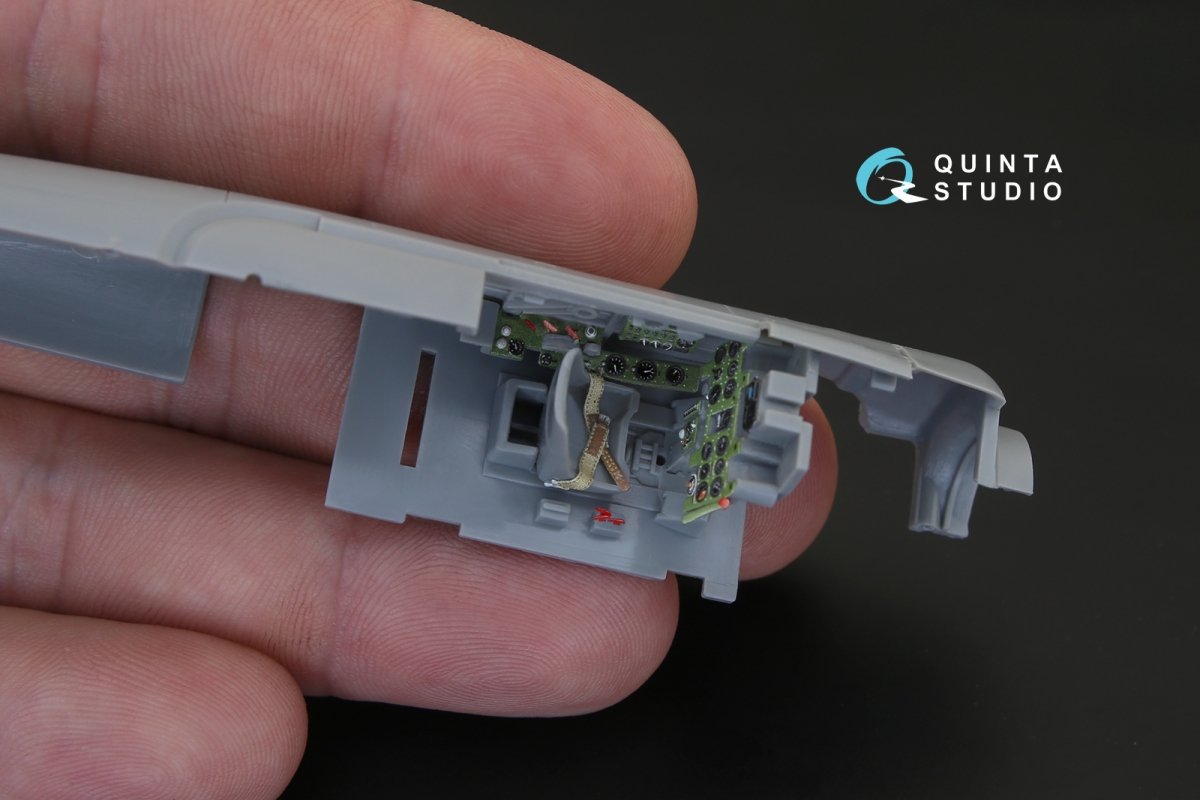 Quinta Studio QD48102 A6M2 3D-Printed &amp;amp; coloured Interior on decal paper (for Hasegawa kit) 1/48 – imagen 7