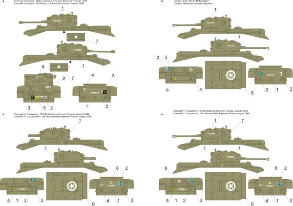 ToRo Model 35D17 - Cromwell &amp;amp; Centaur tanks in Polish service vol.2 1/35 – Bild 2