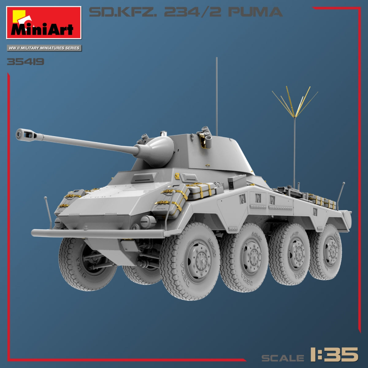 MiniArt 35419 SD.KFZ.234/2 PUMA 1/35 – Bild 17