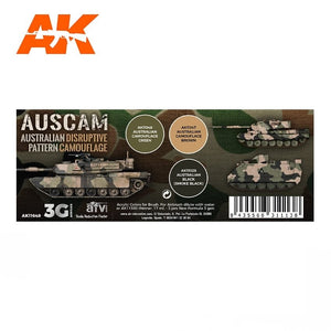 AK Interactive AK11649 3G AUSCAM COLORS 3x17ml – image 2