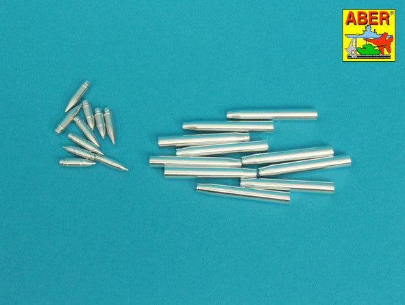 Aber 16079 Set of 7,5cm projectiles x 10 pcs. for German A/T gun PaK 40 1/16 – immagine 4