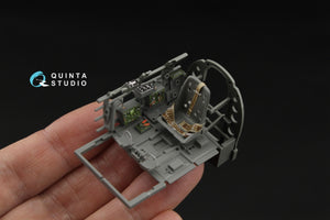 Quinta Studio QD35084 A6M2 Zero (Nakajima Prod.) 3D-Printed &amp;amp; coloured Interior on decal paper (Border Model) 1/35 – Bild 9