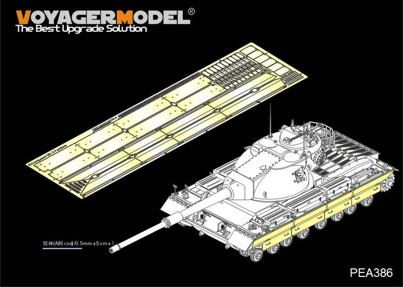 Maquette Voyager PEA386, chenilles MK2 pour char lourd britannique Conqueror MK.II (pour DRAGON 3555), échelle 1/35