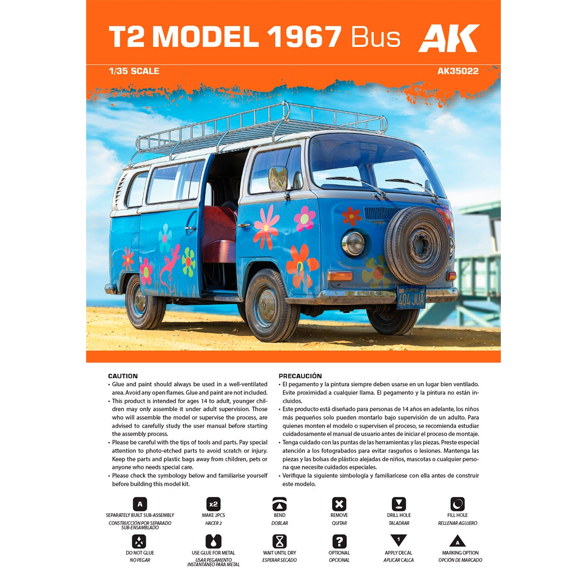 AK Interactive AK35022 T2 MODEL 1967 BUS 1/35 – immagine 10
