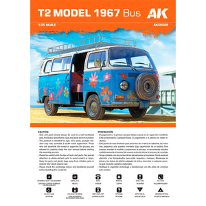 AK Interactive AK35022 T2 MODEL 1967 BUS 1/35 – immagine 10