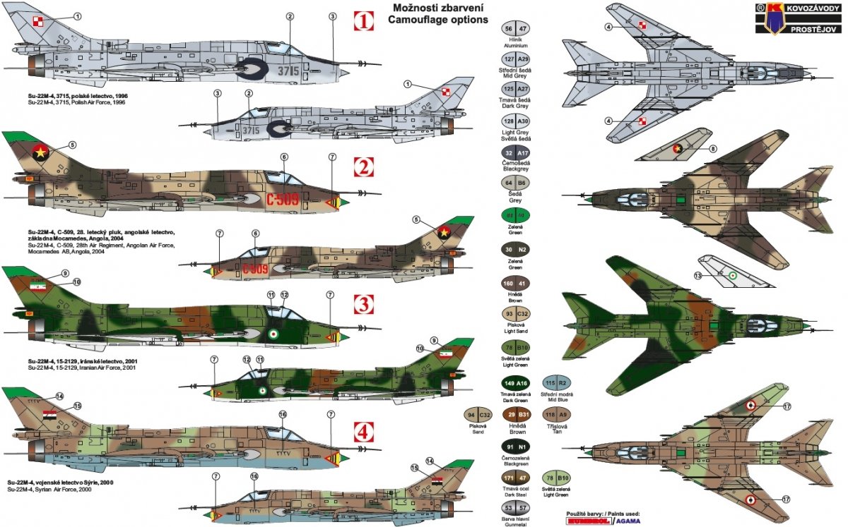 Kovozavody Prostejov KPM0197 Su-22M4 1/72 – image 2