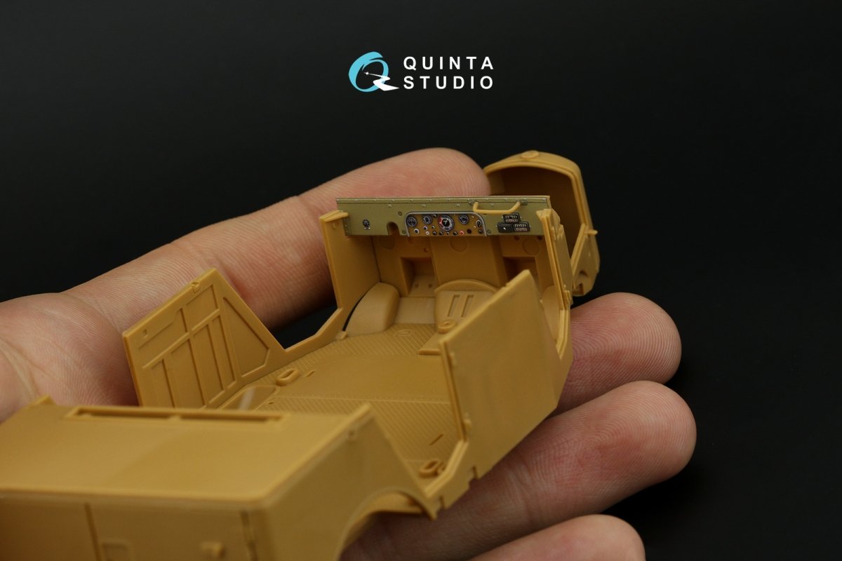 Quinta Studio QD35070 Mercedes-Benz L1500A 3D-Printed &amp;amp; coloured Interior on decal paper (ICM) 1/35 – immagine 9